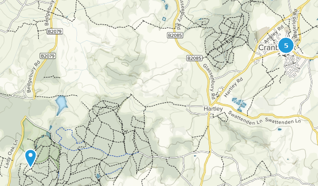 Cranbrook, Kent Map