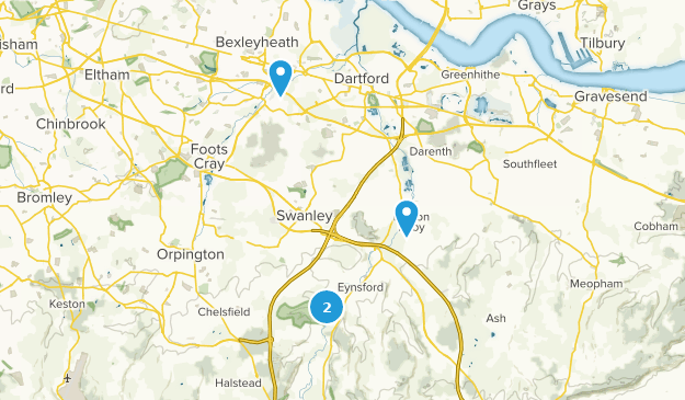 Dartford, Kent Map