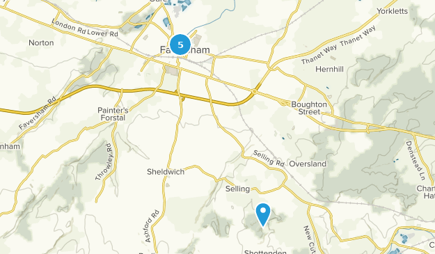 Faversham, Kent Map