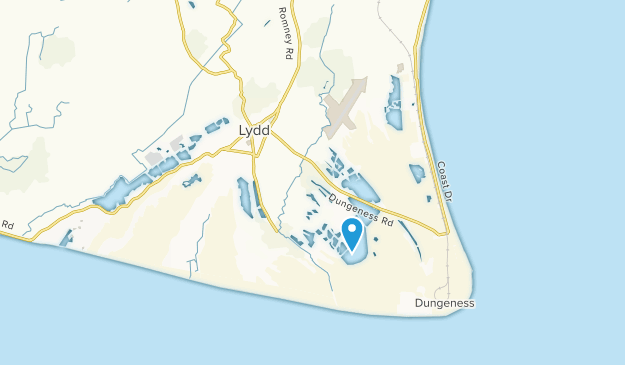 Romney Marsh, Kent Map