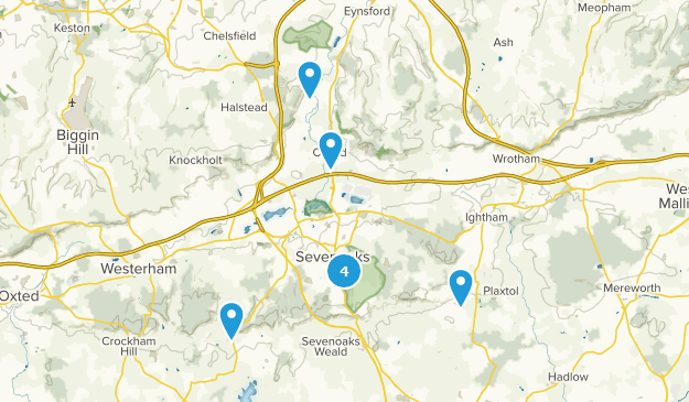 Sevenoaks, Kent Map