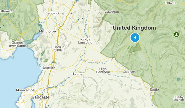 Carnforth, Lancashire Map