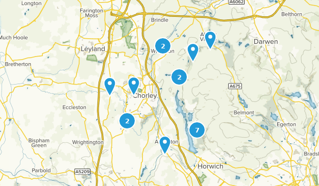 Chorley, Lancashire Map