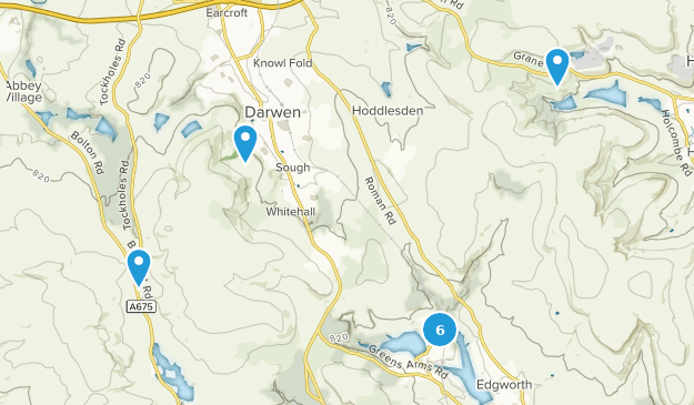 Darwen, Lancashire Map
