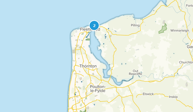 Poulton-Le-Fylde, Lancashire Map