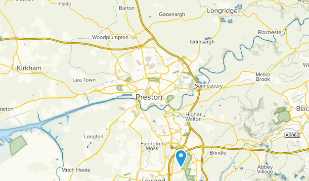 Preston, Lancashire Map