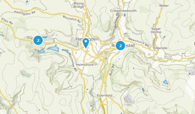 Rossendale, Lancashire Map