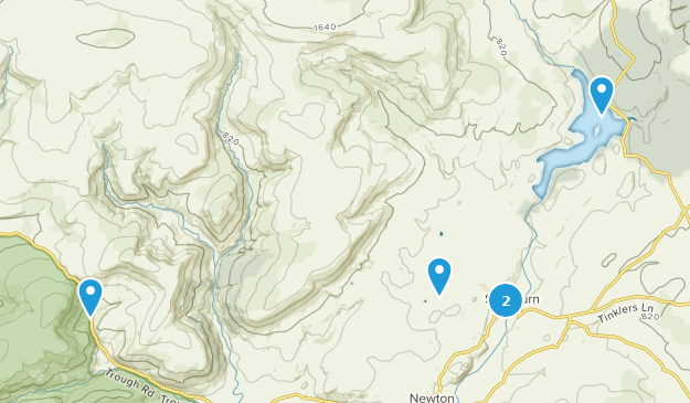 Slaidburn, Lancashire Map