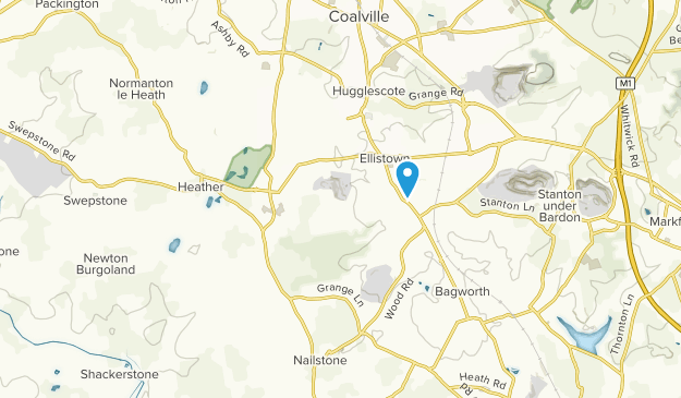 Ibstock, Leicestershire Map
