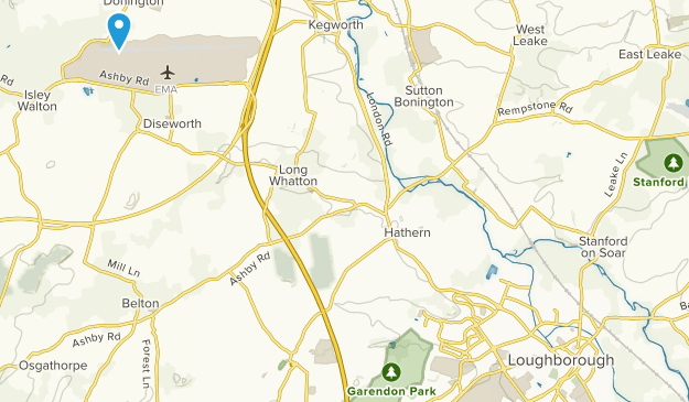 Loughborough, Leicestershire Map
