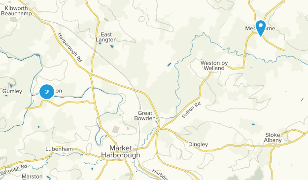 Market Harborough, Leicestershire Map
