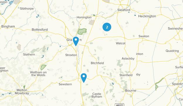 Grantham, Lincolnshire Map