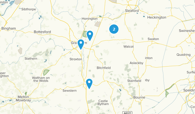 Grantham, Lincolnshire Map