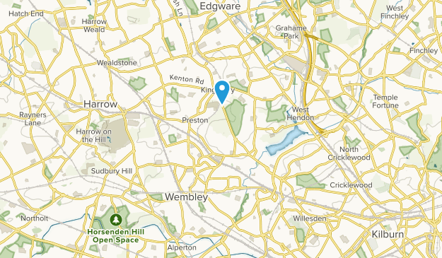 Brent, London Map