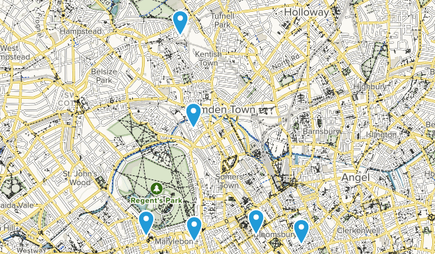 Camden, London Map