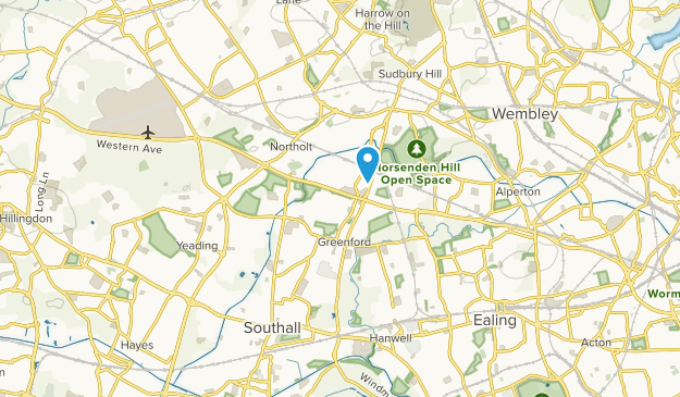 Ealing, London Map