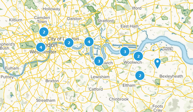 Greenwich, London Map