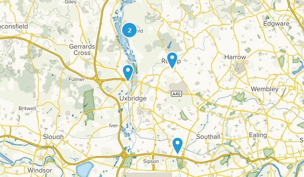 Hillingdon, London Map