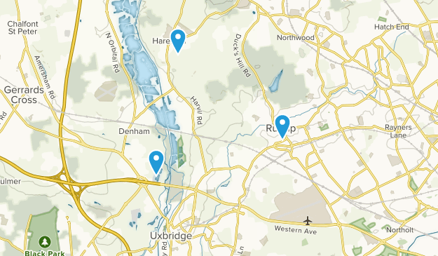 Hillingdon, London Map