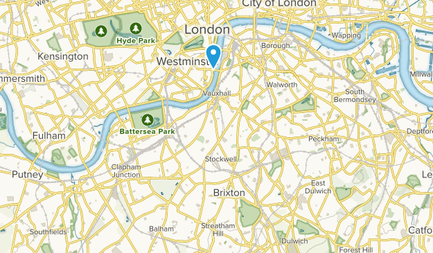 Lambeth, London Map