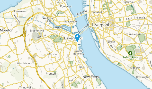Birkenhead, Merseyside Map