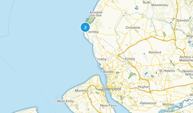 Liverpool, Merseyside Map
