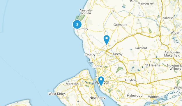 Liverpool, Merseyside Map