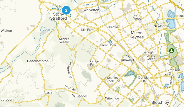 Milton Keynes, Milton Keynes Map