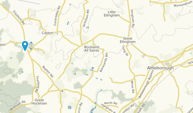 Attleborough, Norfolk Map