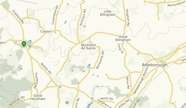 Attleborough, Norfolk Map