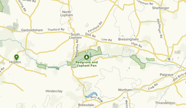 Diss, Norfolk Map
