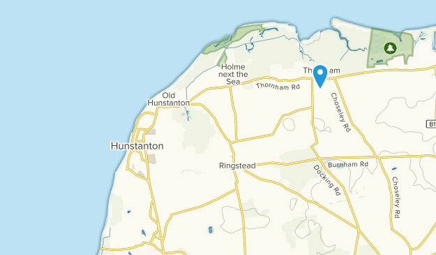 Hunstanton, Norfolk Map