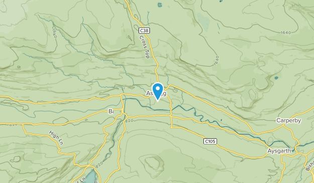 Askrigg, North Yorkshire Map