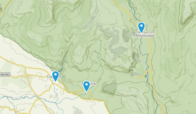 Austwick, Yorkshire du Nord Map