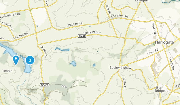 Harrogate, North Yorkshire Map