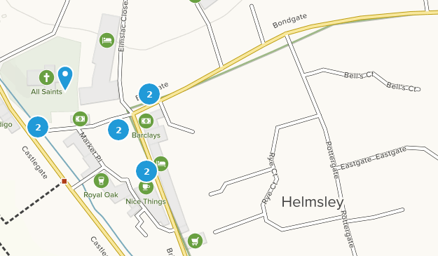 Helmsley, North Yorkshire Map