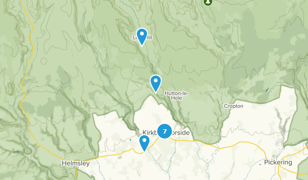 Kirkbymoorside, Yorkshire du Nord Map