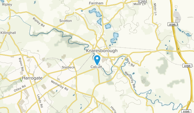 Knaresborough, North Yorkshire Map