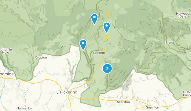 Pickering, Yorkshire del Norte Map