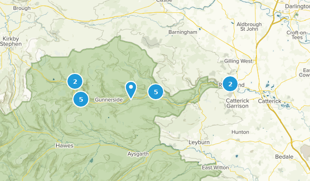 Richmond, North Yorkshire Map