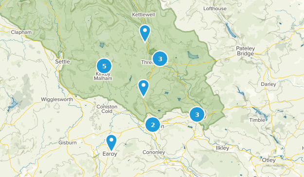 Skipton, North Yorkshire Map