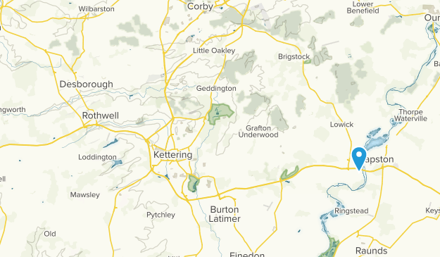 Kettering, Northamptonshire Map