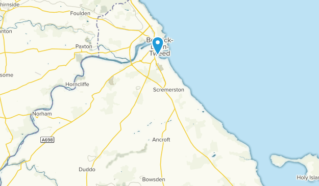 Berwick-upon-Tweed, Northumberland Map