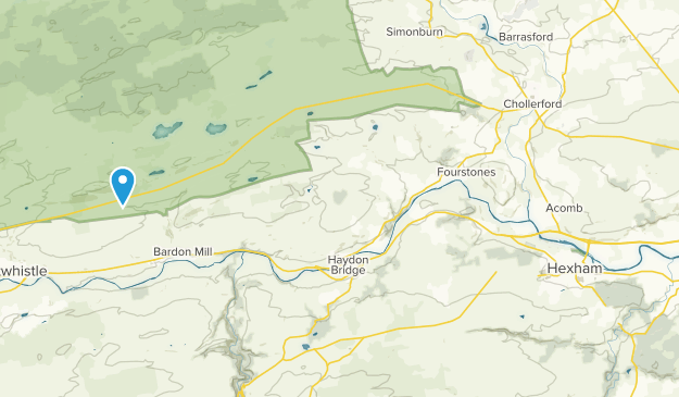 Hexham, Northumberland Map