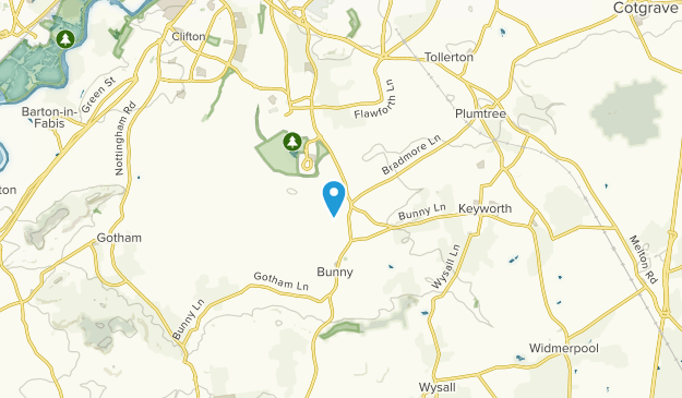 Bradmore, Nottinghamshire Map