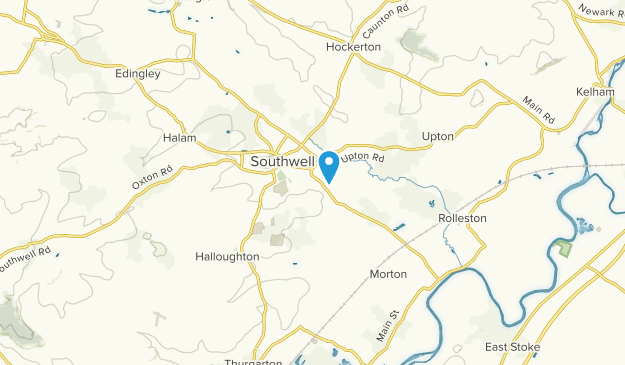 Southwell, Nottinghamshire Map