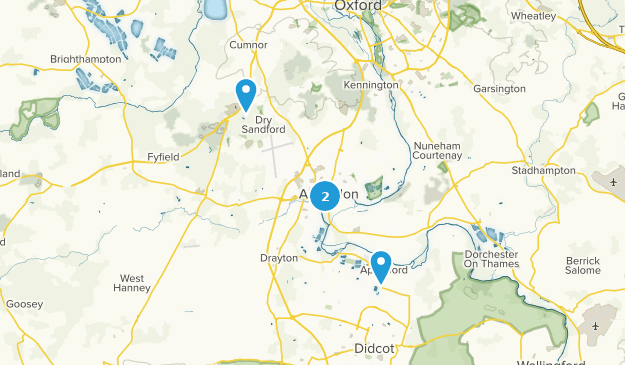 Abingdon, Oxfordshire Map