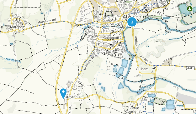 Abingdon, Oxfordshire Map