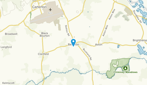 Bampton, Oxfordshire Map
