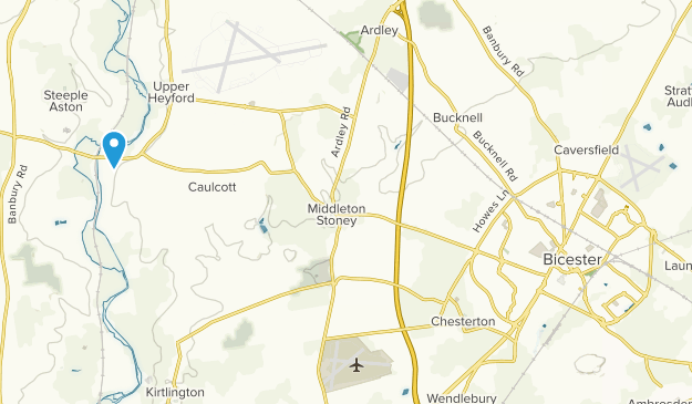 Bicester, Oxfordshire Map